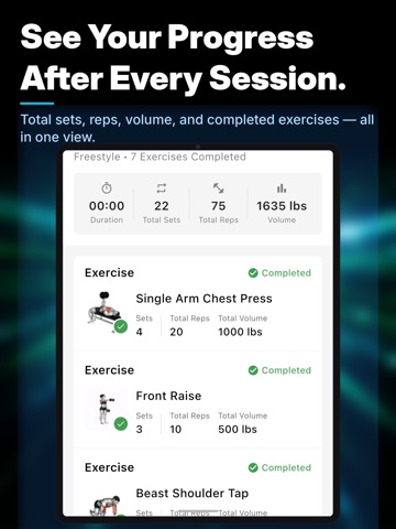 Echelon Workout Builder AI iPad screenshot