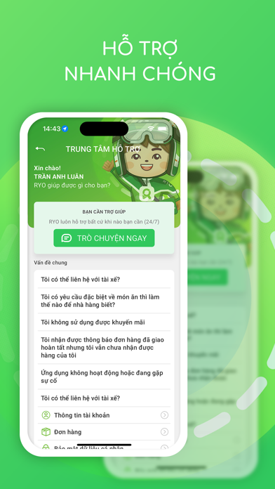 RYO - Giao đồ ăn & Đặt xe Screenshot