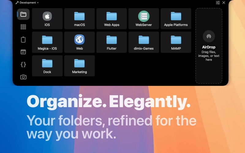 Menu Bar Hub: work.bench iPhone screenshot