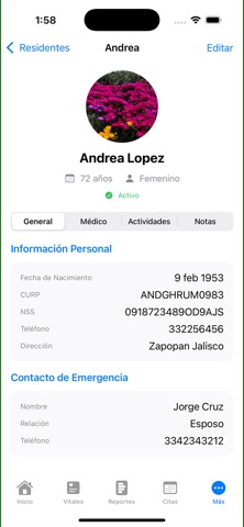 Control Geriátrico Screenshot 9 of 10