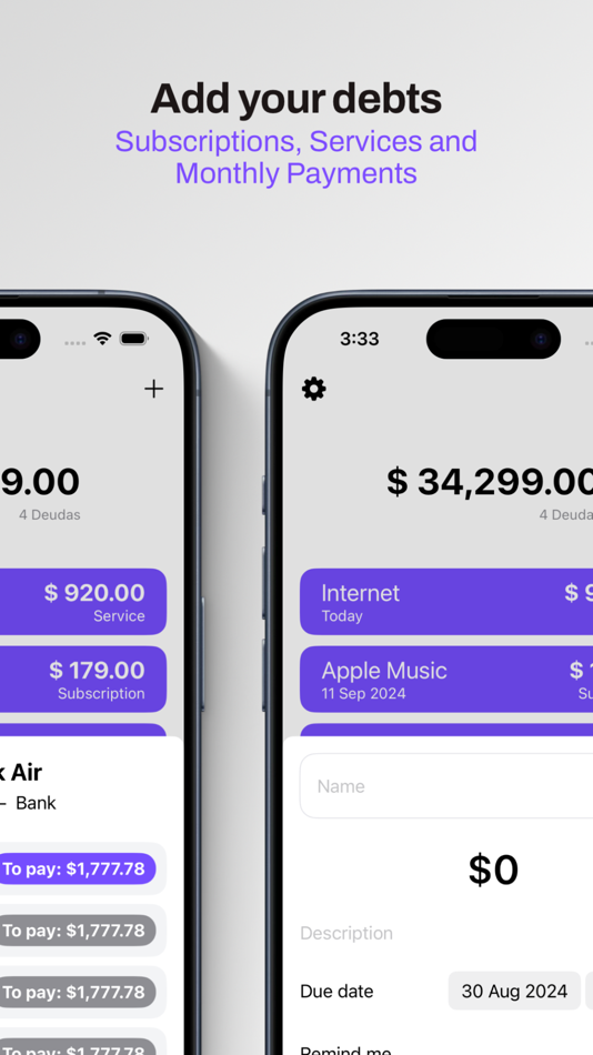 #4. My Debts: Control & Payments (iOS) 由: Ivan Andres Venegas Muniz