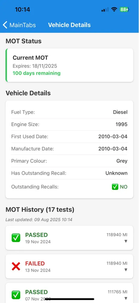 MOT Track license plate scanner