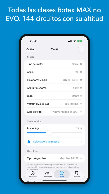 Carburación para Rotax Max screenshot 5 of 6