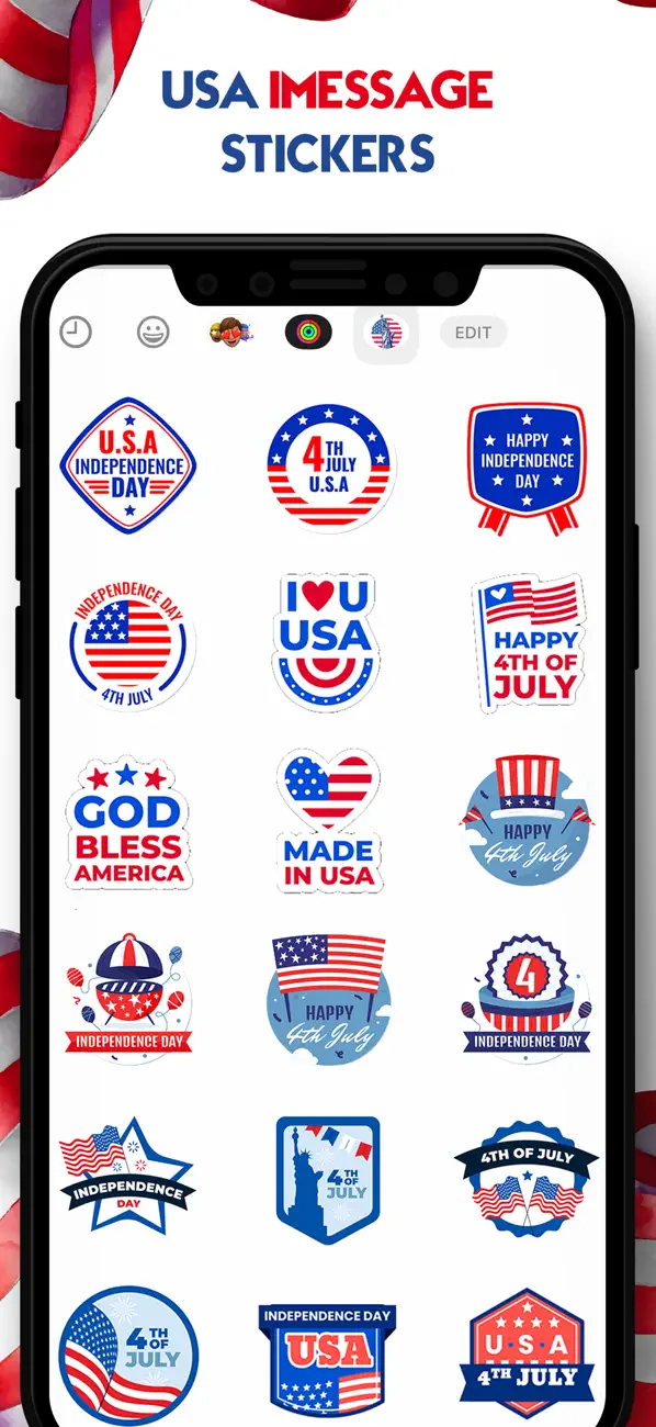 Screenshot #2 pour United States Stickers