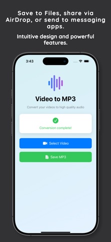 Video to MP3 - Audio Extract screenshot