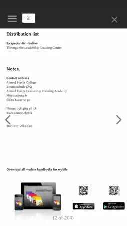 Module manuals screenshot 3