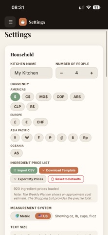 App screenshot