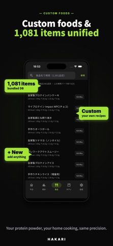 HAKARI Macro Calorie Tracker Screenshot 5 of 10