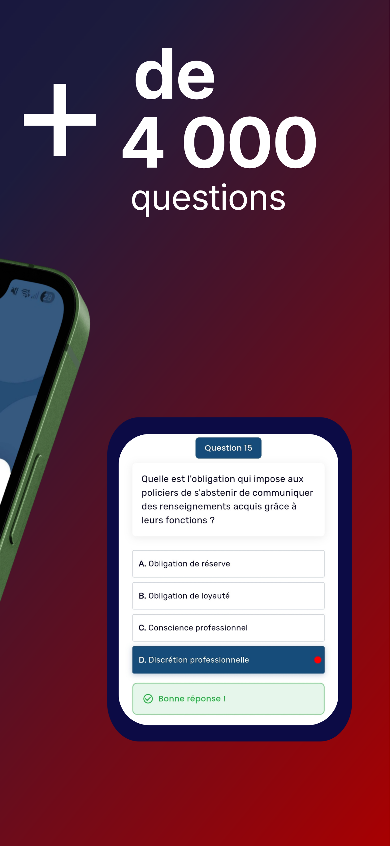 Prépa police - GPX Quiz screenshot 4