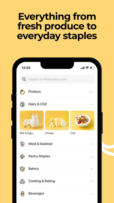 PineMelon: Fresh Groceries Screenshot