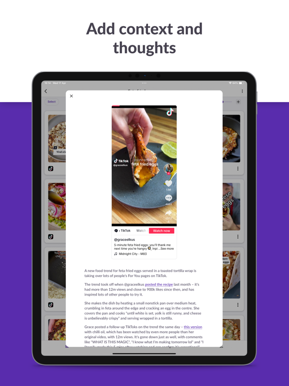 Shooglebox iPad screenshot 6 - Productivity app