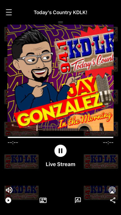 KDLK - Today's Country! iPhone screenshot 1 - Entertainment app