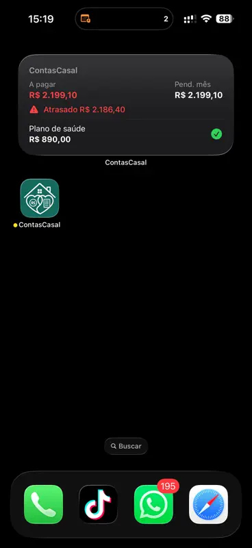 ContasCasal screenshot 3 of 10