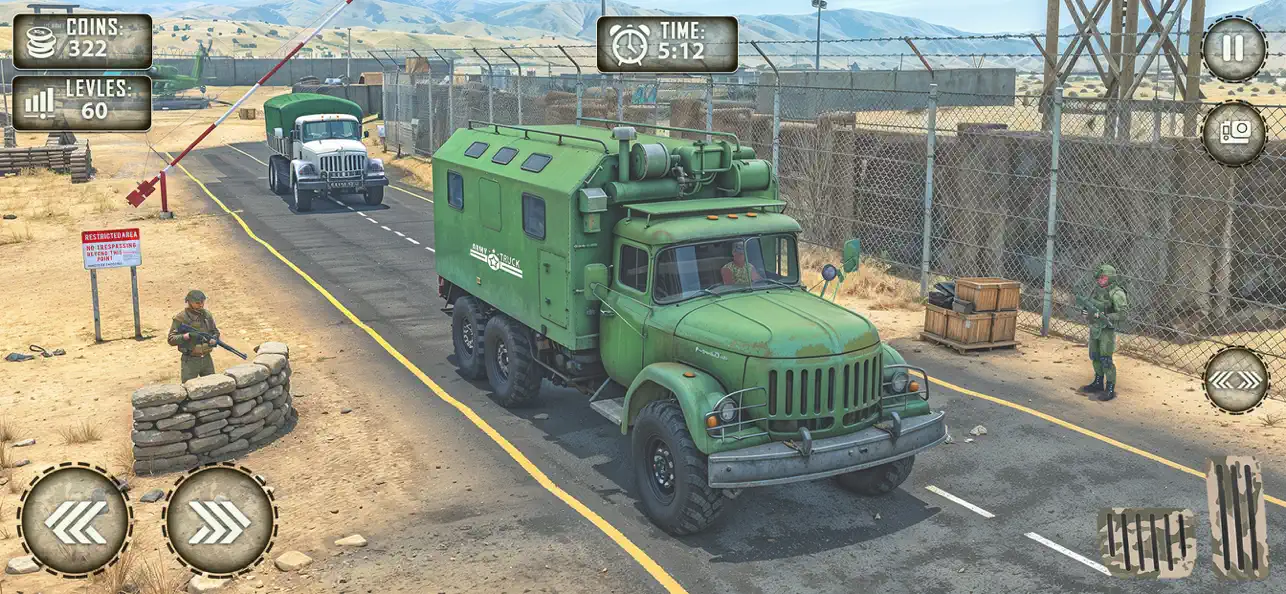 Screenshot #1 pour Army Truck: Driving Games 3D