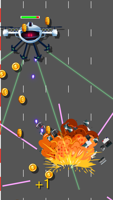 Screenshot #1 pour Car Dash Wars: Road Shooter
