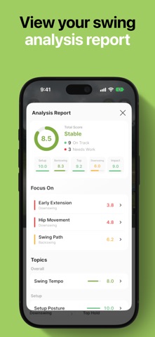 Swing Tune-Up Golf AI Analyzer Screenshot 3 of 6