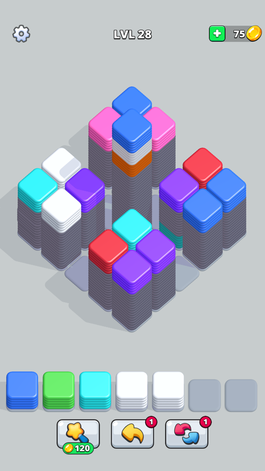 #3. Tile Jam 3D! (iOS) 由: Rasel Hossain