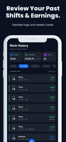Worker Tracker – Time Tracking Screenshot 2 of 3
