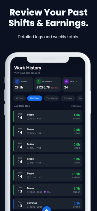 Worker Tracker – Time Tracking Screenshot 2 of 3