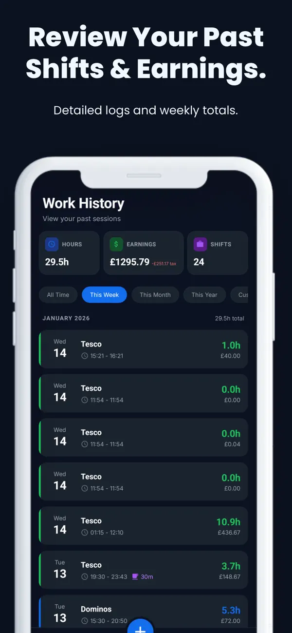 Screenshot #2 pour Worker Tracker – Time Tracking
