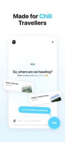Paths: AI Travel Planner iPhone screenshot 1