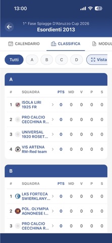 RosetoCalcio Screenshot 3 of 6