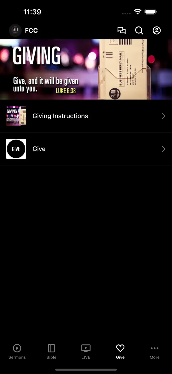 Screenshot #3 pour Faith Christian Center