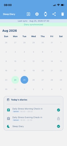 Condor Sleep Diary Screenshot 2 of 6