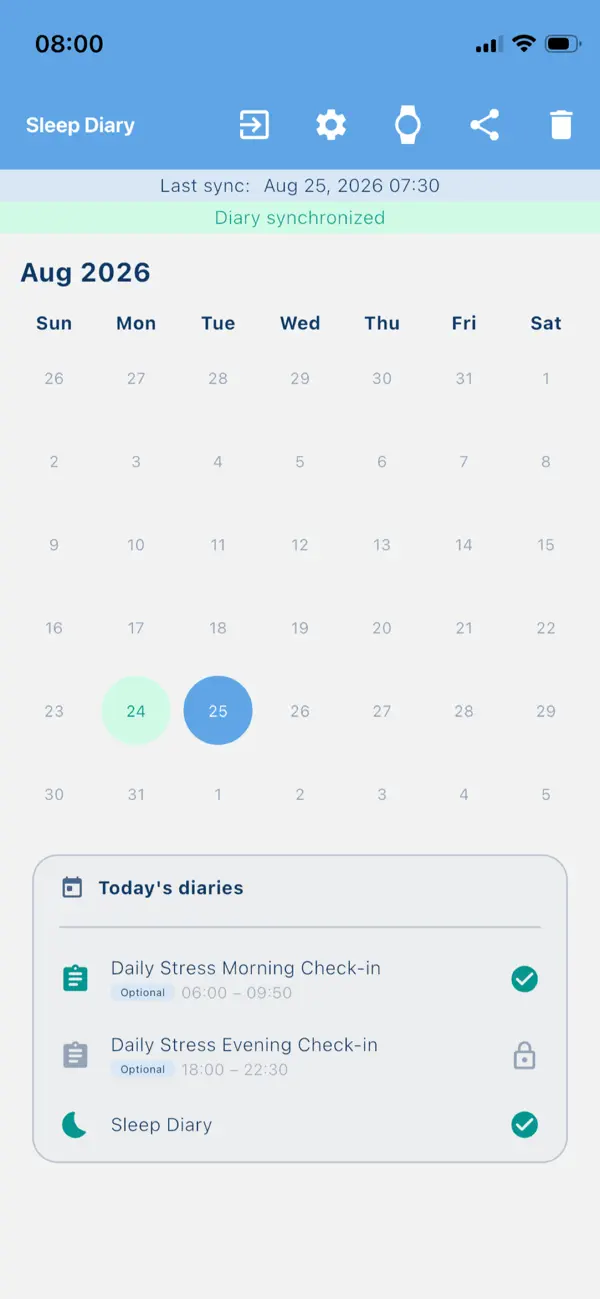 Screenshot #2 pour Condor Sleep Diary