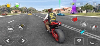 摩托竞速游戏开放世界 城市 公路 街头 赛车 游戏 3D screenshot