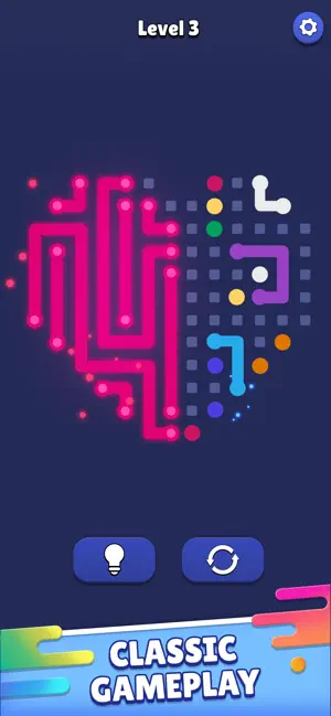 Dot Paint - ASMR Flow Puzzle screenshot 1