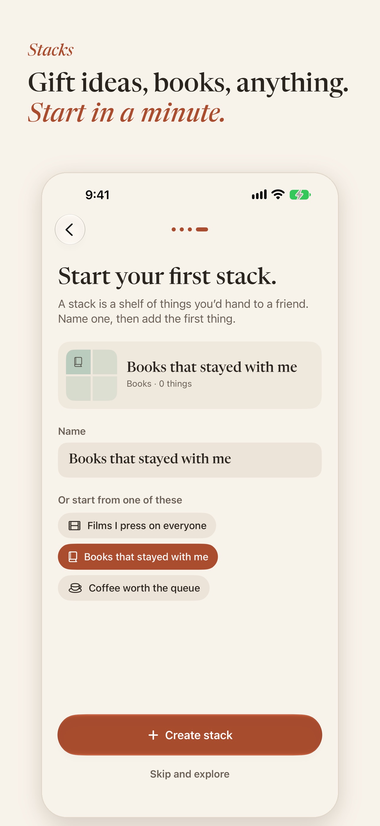 Screenshot 6 of Stacks: Share Recommendations