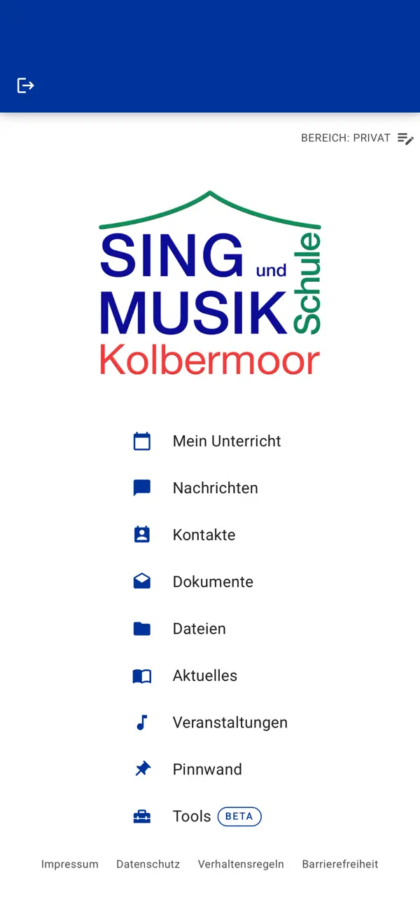 Screenshot #1 pour Musikschule Kolbermoor