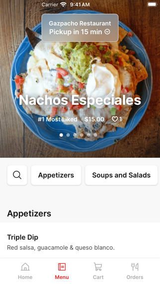 Gazpacho Restaurant Screenshot