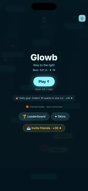 Glowb: Neon Jump screenshot 4