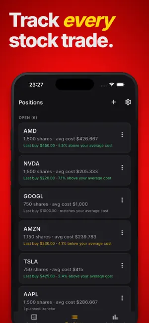 Stock Average Cost Calculator screenshot 4