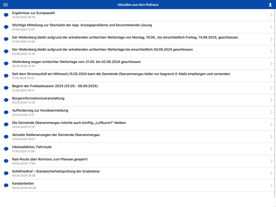 Screenshot #4 pour Gemeinde Oberammergau