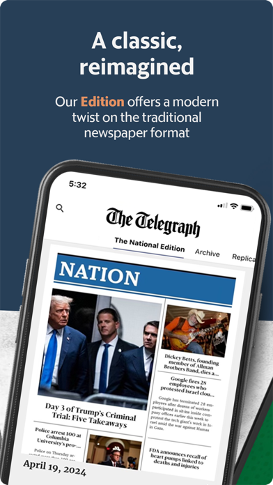 The Telegraph News Screenshot