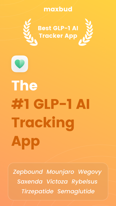 maxbud: GLP-1 AI Tracker Screenshot