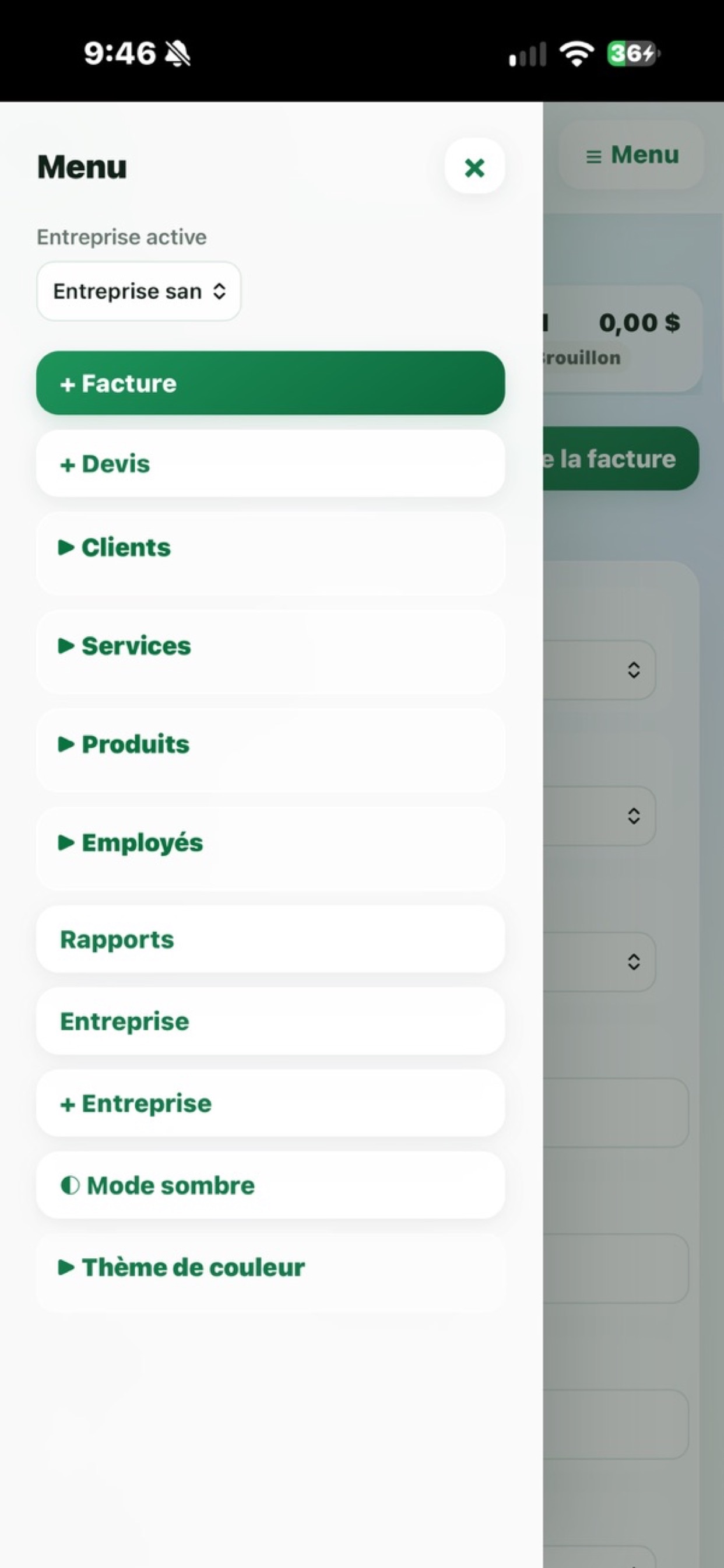 Screenshot 1 of Facture Plus