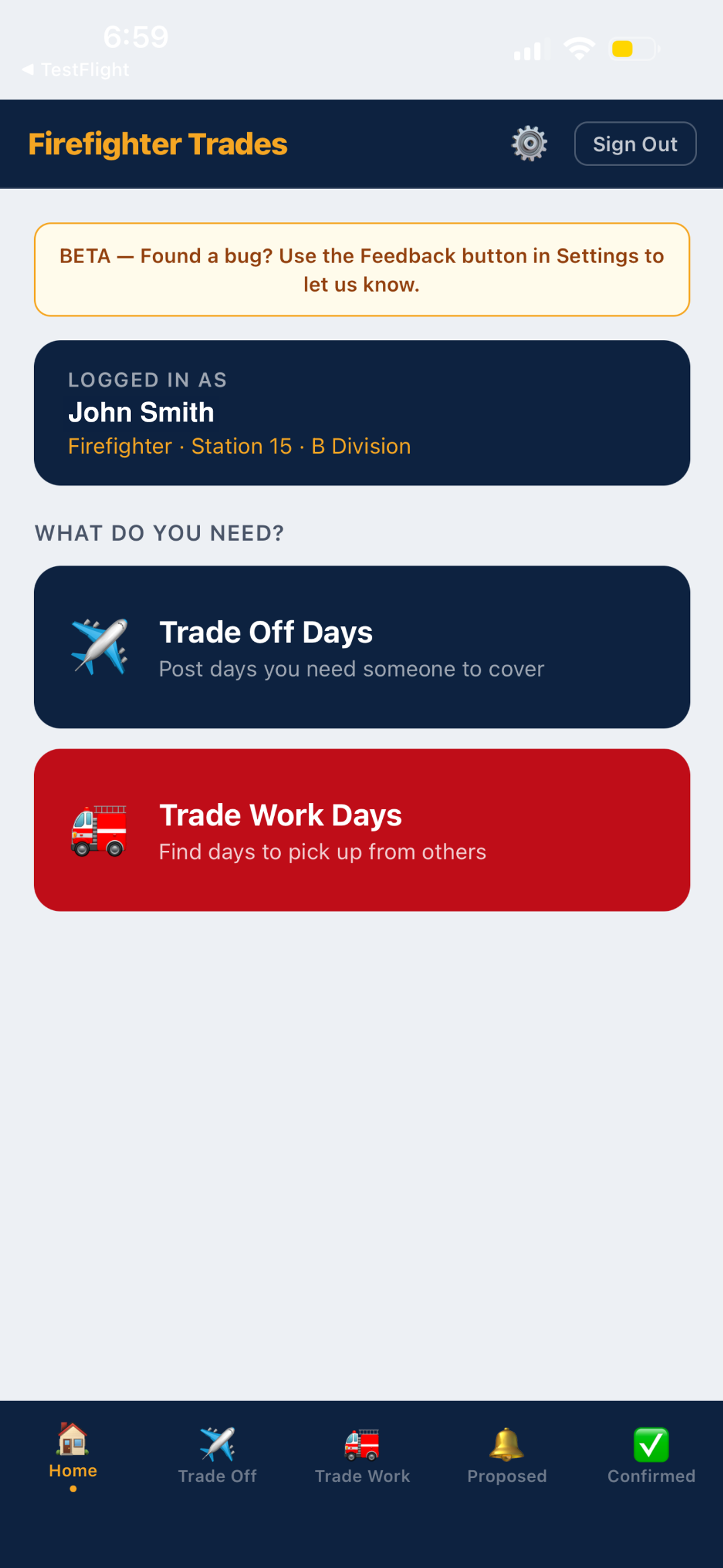 Firefighter Trades screenshot 2