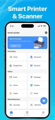 HP Smart Printer App PrintScan iPhone screenshot 1