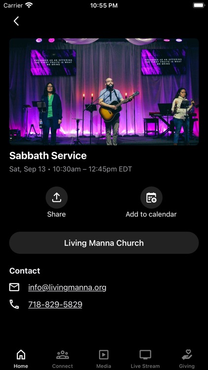 Living Manna Church screenshot-6