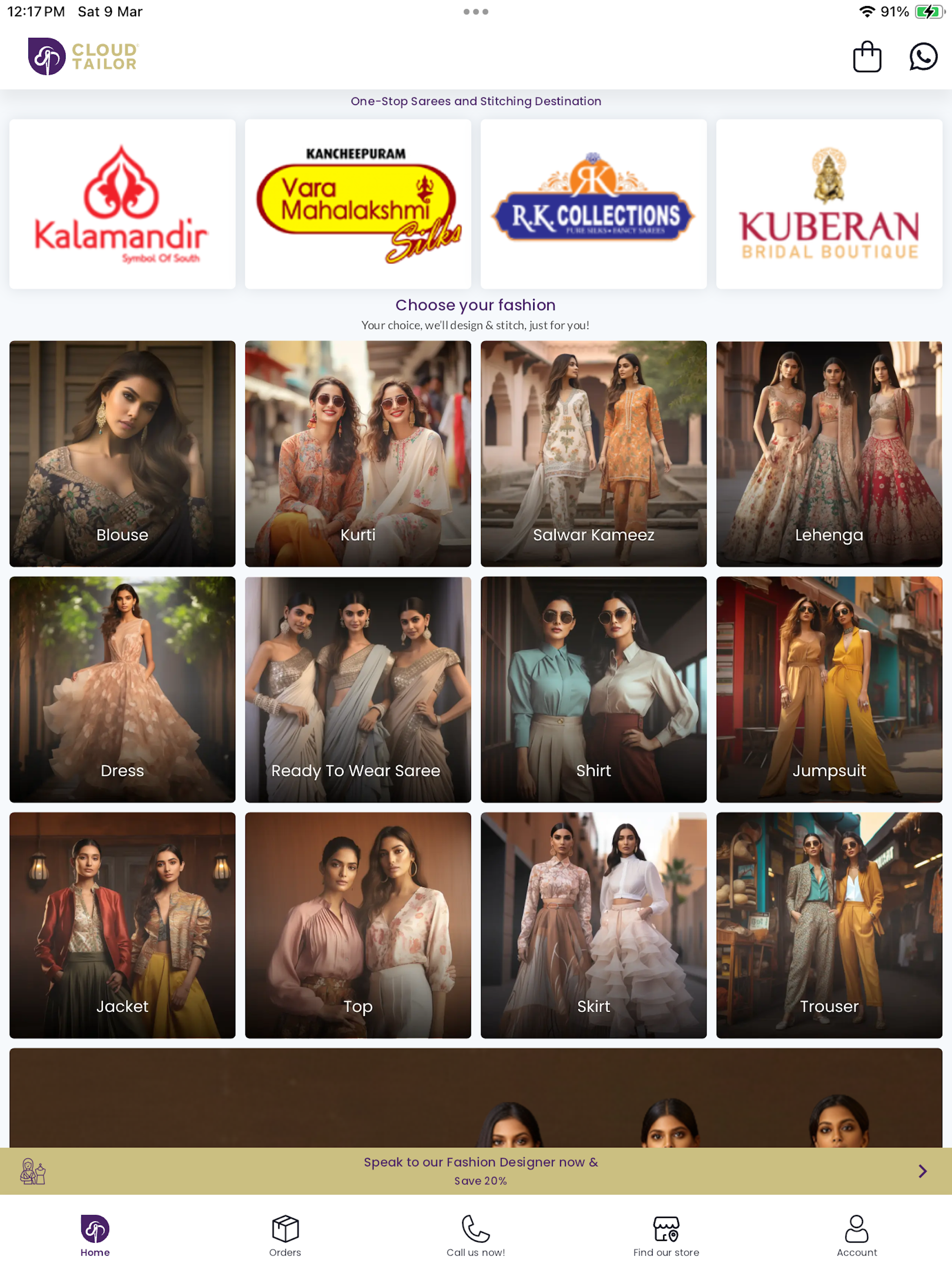 CloudTailor – Custom Tailor