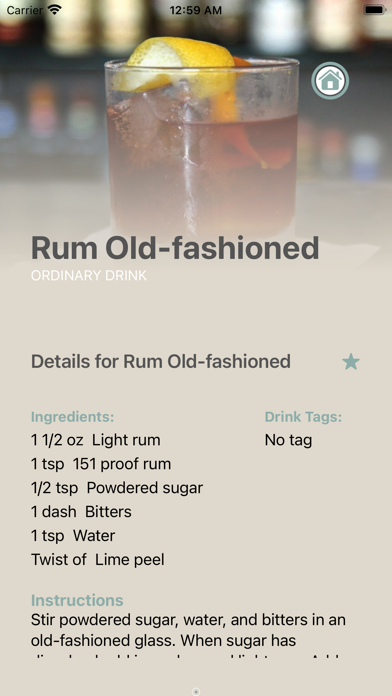 Cabinet Cocktails Screenshot
