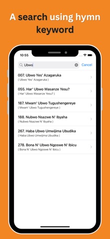 Indirimbo Zo Guhimbaza Imana iPhone screenshot