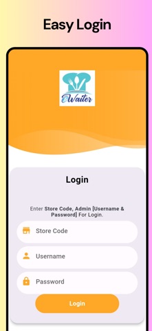 eWaiter Admin App Screenshot 2 of 4