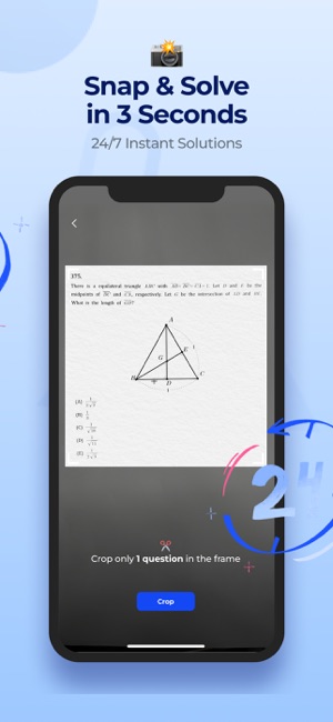 Screenshot of AIR MATH. Homework Helper