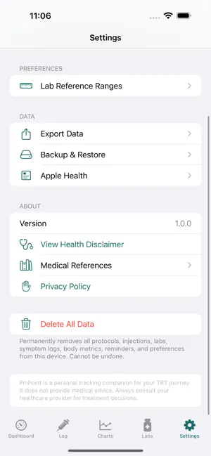 PinPoint TRT screenshot 4