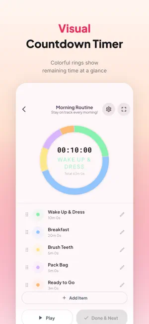 Prep Pal - Daily Routine Timer screenshot 2